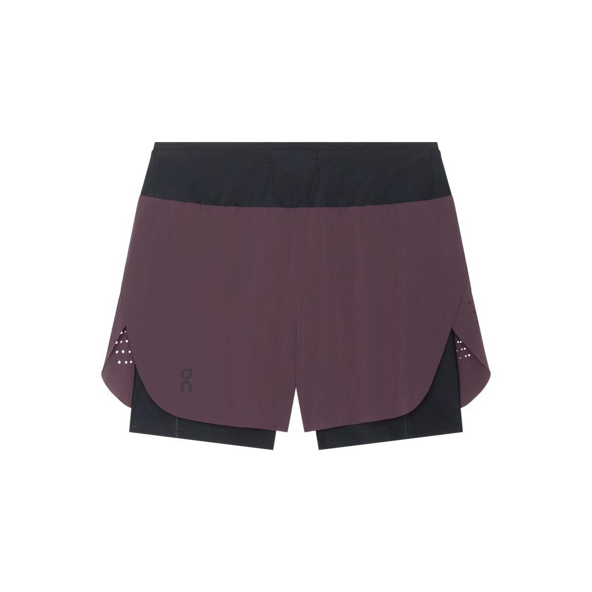 On Zero 2-In-1 Shorts Urchin | Black (Women'S)