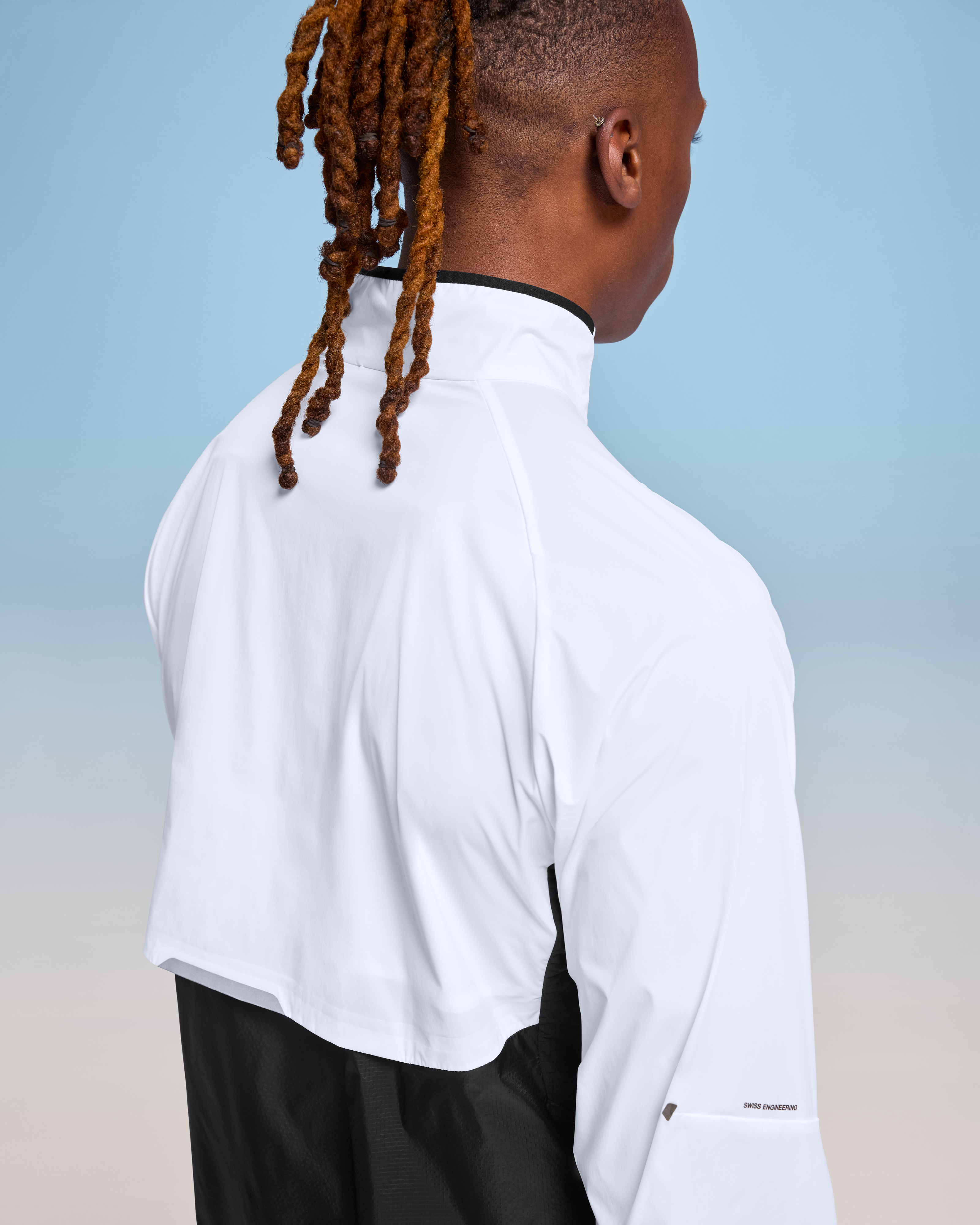 on weather jacket White | Black