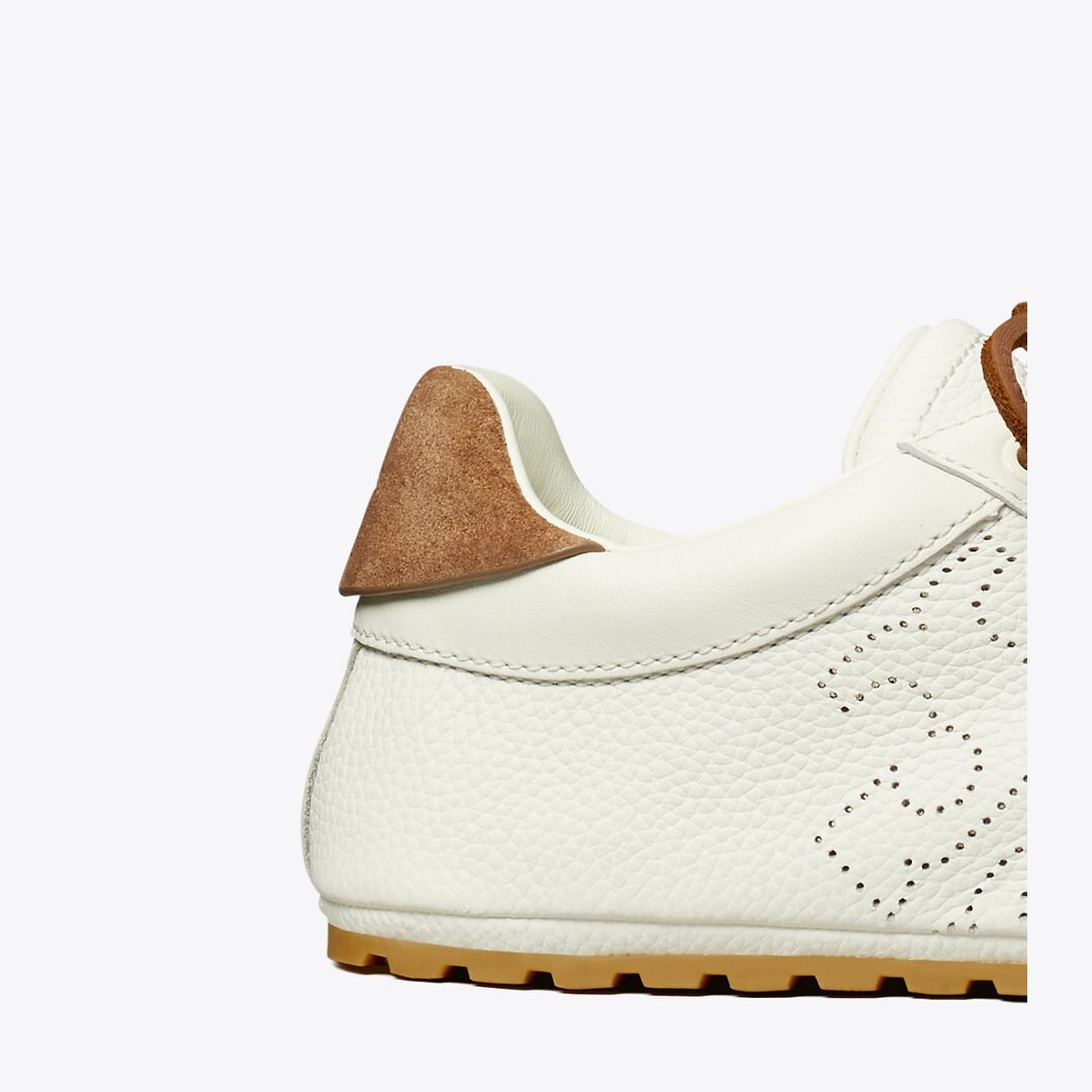 Tory Burch Field Sneaker BLANC / WHITE MOCHA / GINGERBREAD BROWN