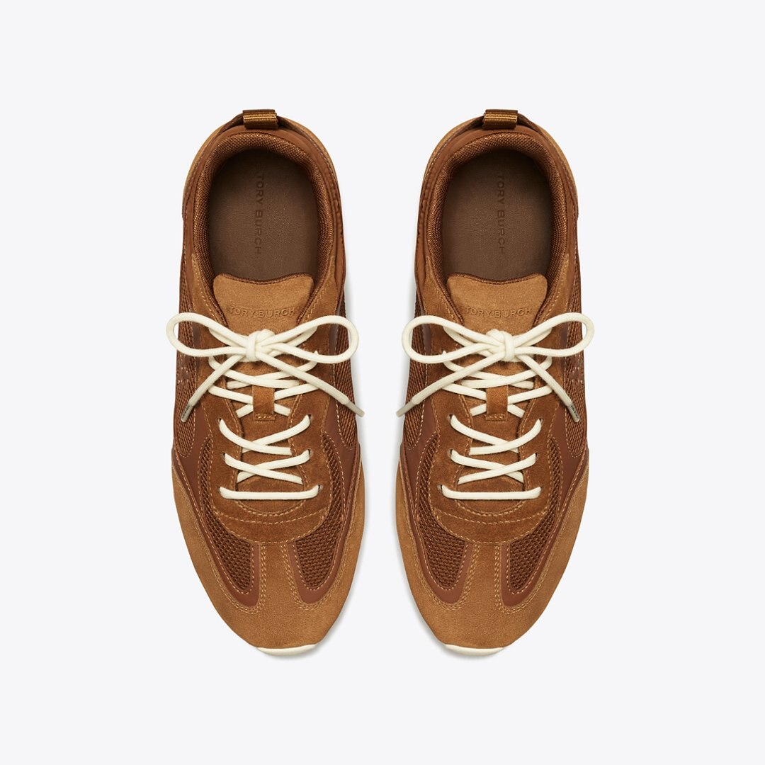 Tory Burch Field Sneaker COGNAC BROWN