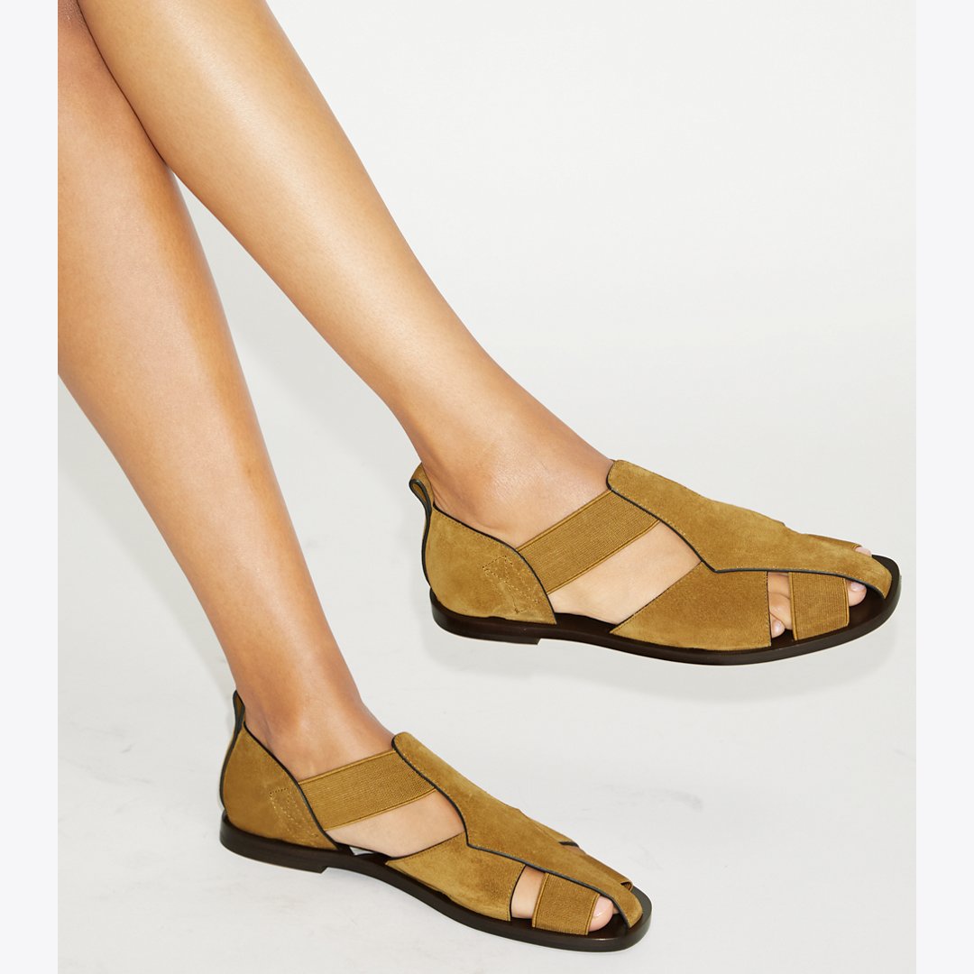 Tory Burch Fisherman Sandal DEEP UMBER