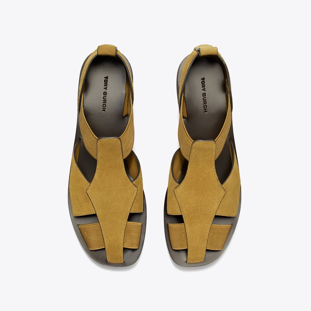 Tory Burch Fisherman Sandal DEEP UMBER