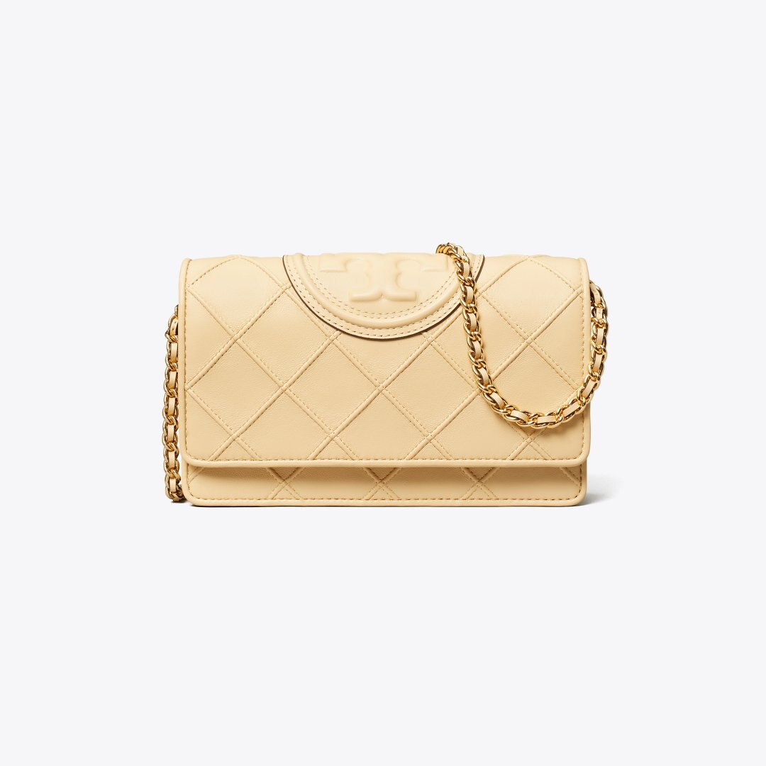 Tory Burch Fleming Crossbody Vanilla Soft Serve