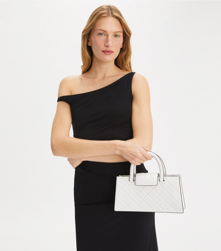 Fleming East-West Tote Blanc Blanc