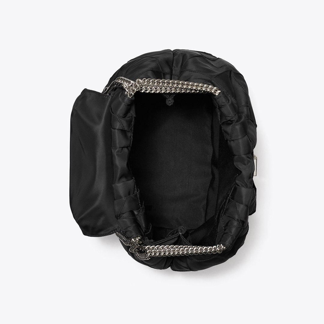 Tory Burch Fleming Nylon Backpack Black