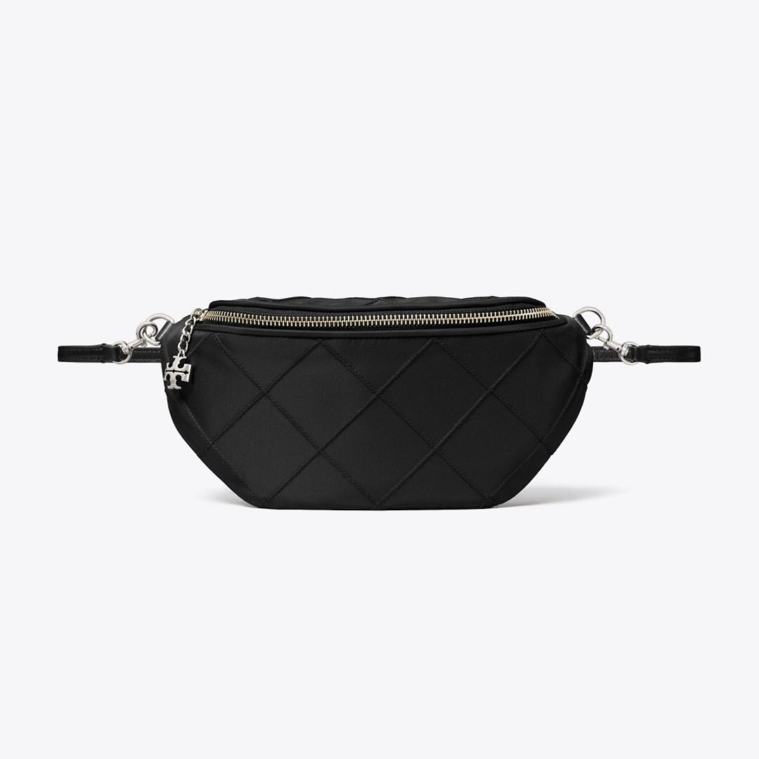 Tory Burch Fleming Nylon Belt Bag Black