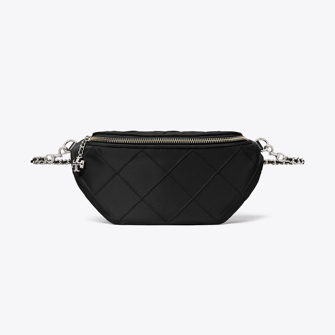 Tory Burch Fleming Nylon Belt Bag Black