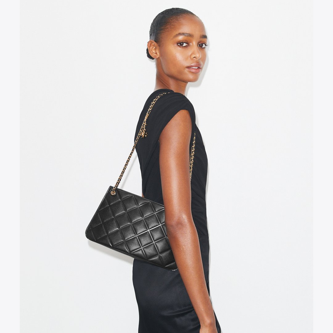 Tory Burch Fleming Pochette Black