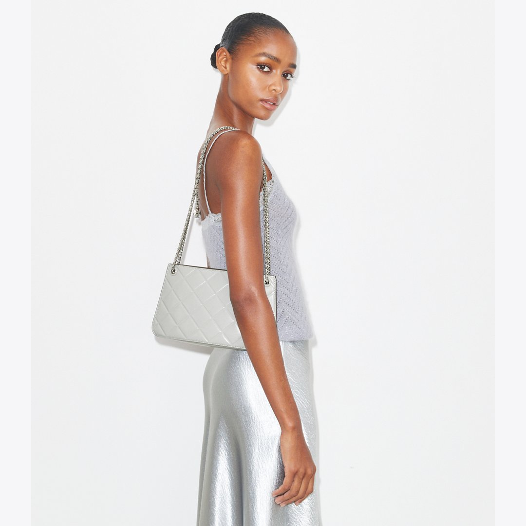 Tory Burch Fleming Pochette Gray