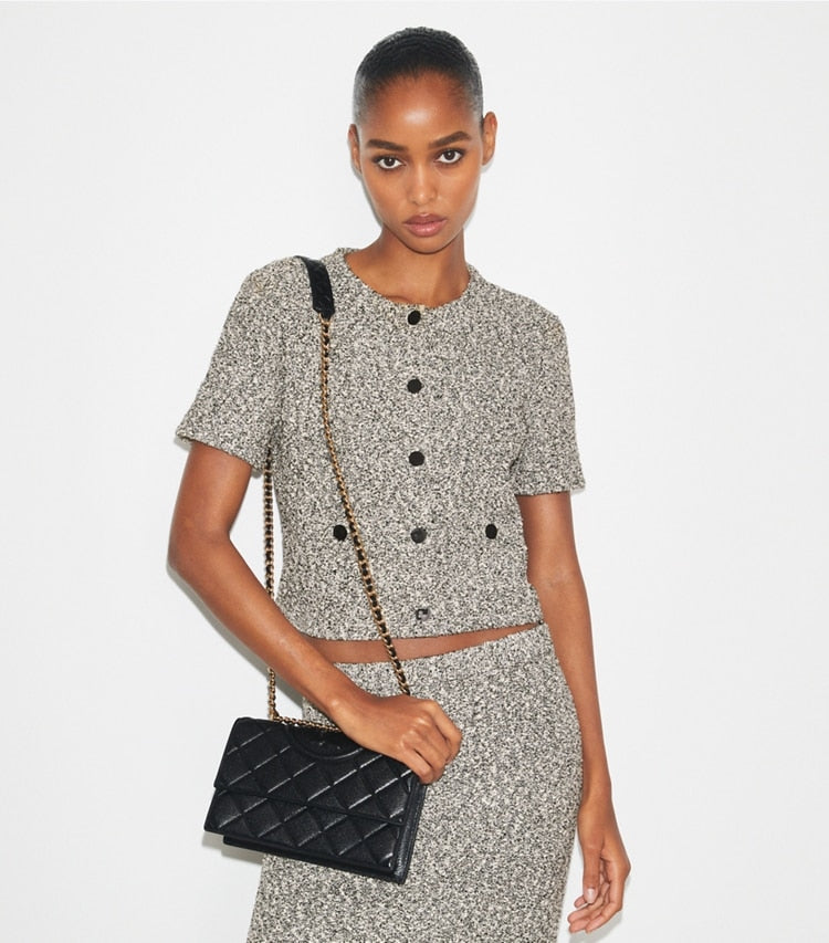 Fleming Shoulder Bag Black Black