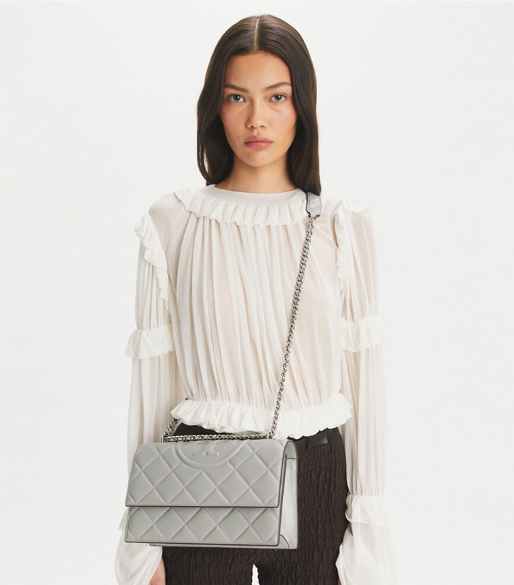 Fleming Shoulder Bag Gray Gray