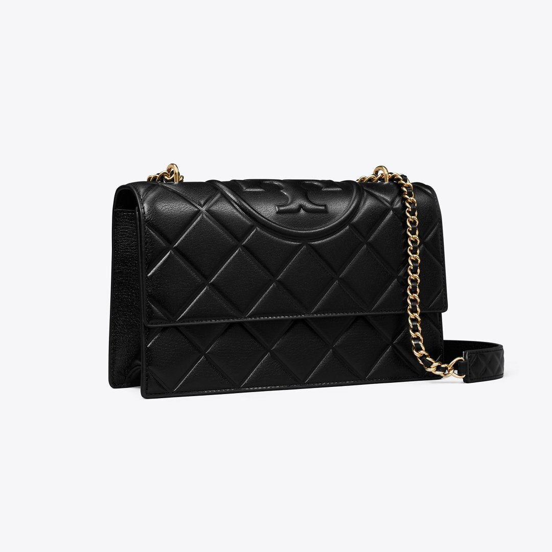 Tory Burch Fleming Shoulder Bag Black