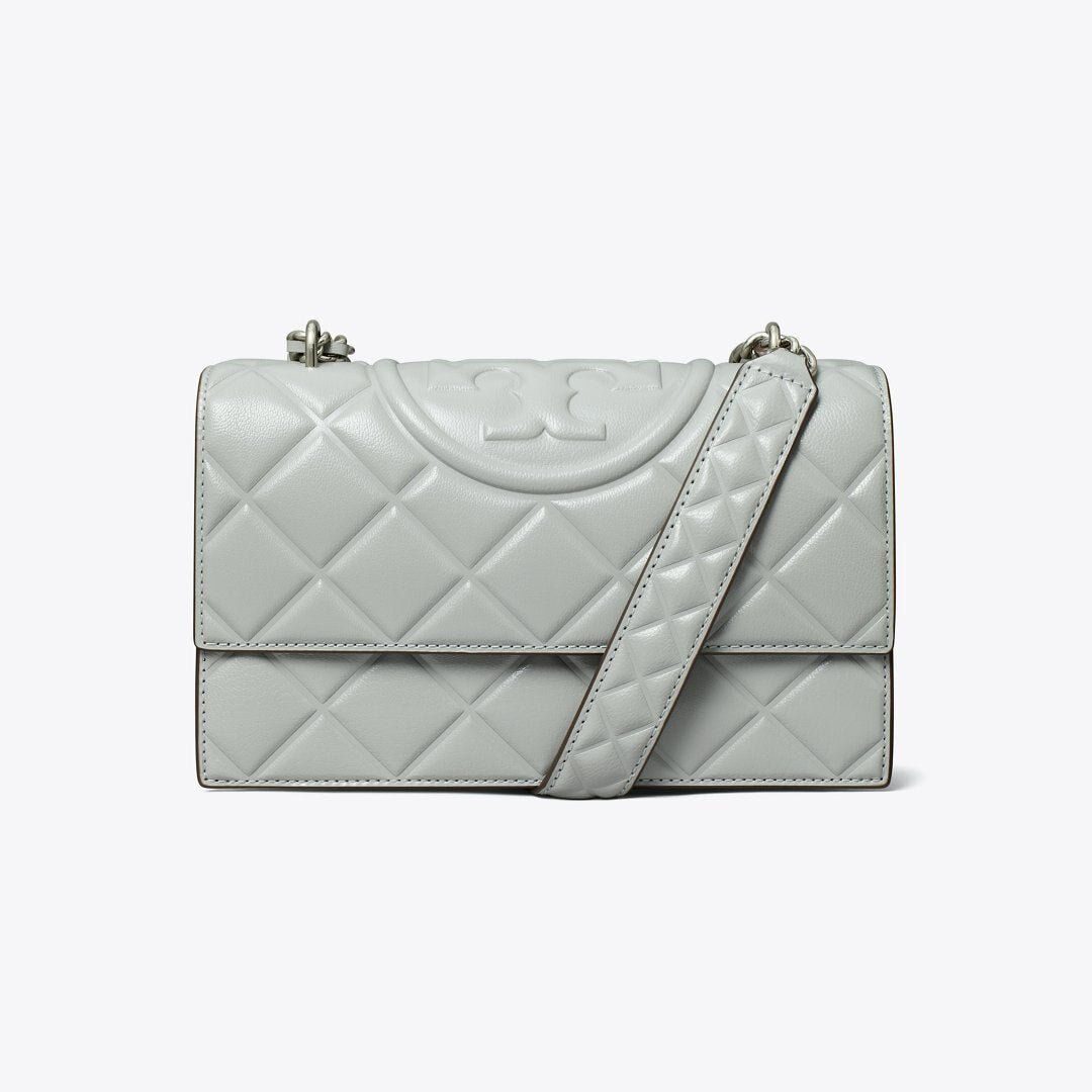 Tory Burch Fleming Shoulder Bag Gray