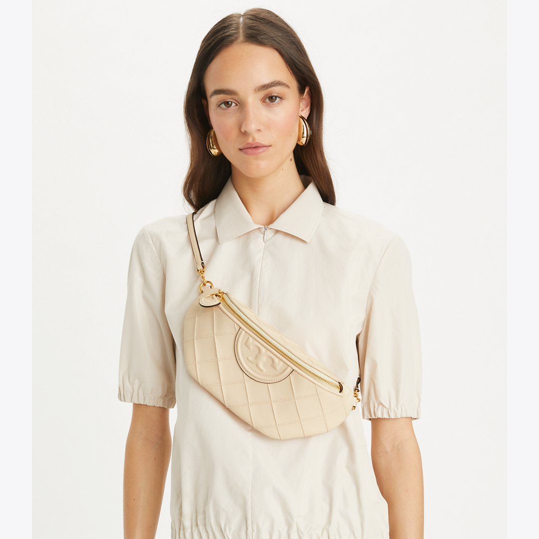 Tory Burch Fleming Soft Belt Bag New Cream