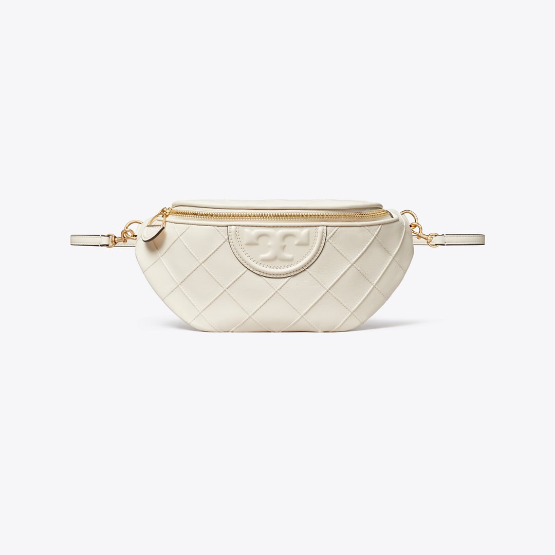 Tory Burch Fleming Soft Belt Bag Light Cream