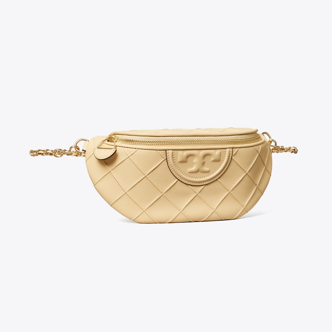 Tory Burch Fleming Soft Belt Bag Vanilla Soft Serve