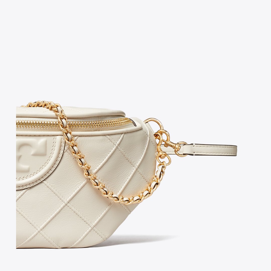 Tory Burch Fleming Soft Belt Bag Light Cream