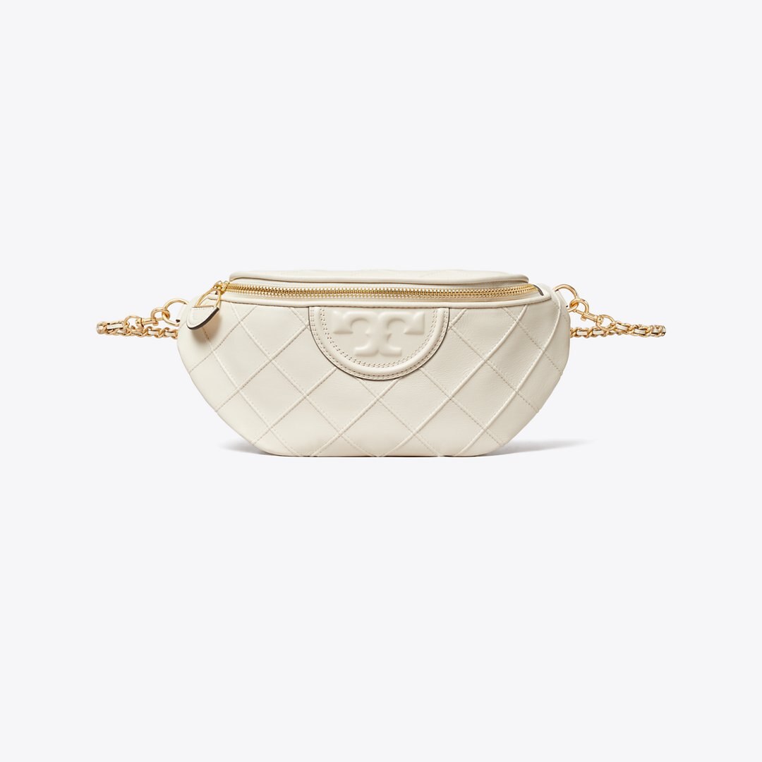 Tory Burch Fleming Soft Belt Bag Light Cream