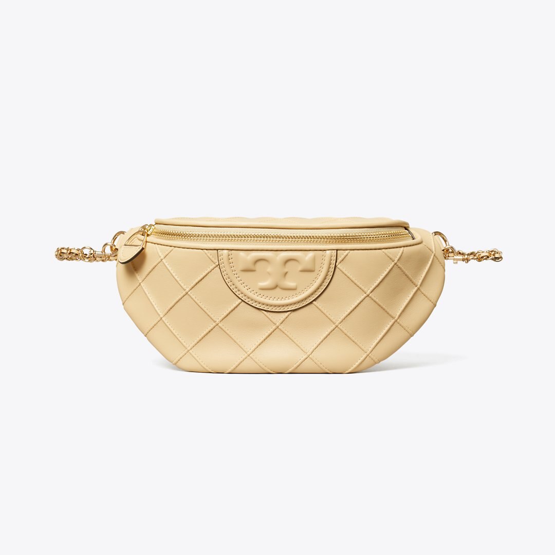 Tory Burch Fleming Soft Belt Bag Vanilla Soft Serve