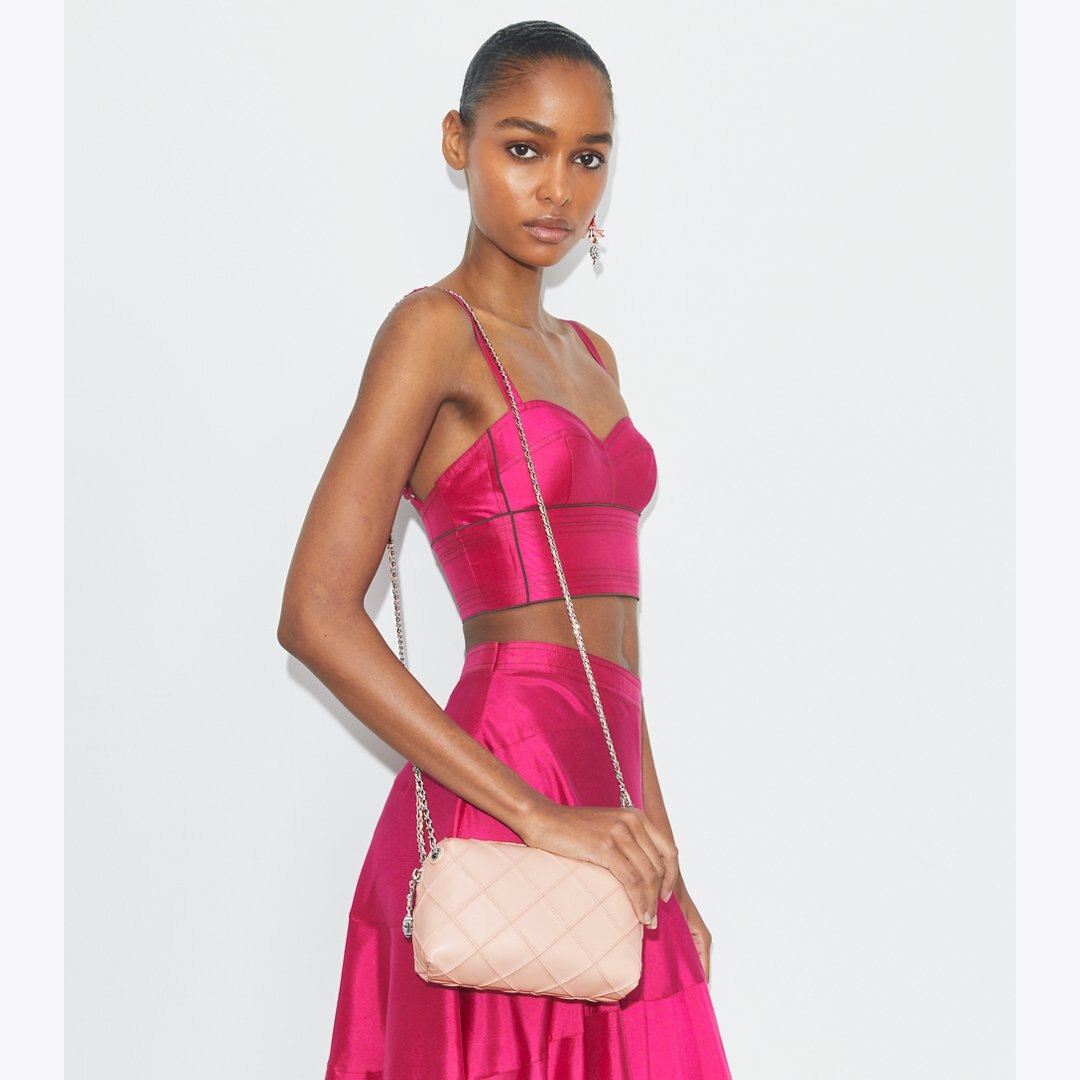 Tory Burch Fleming Soft Crossbody Bag Soft Pink