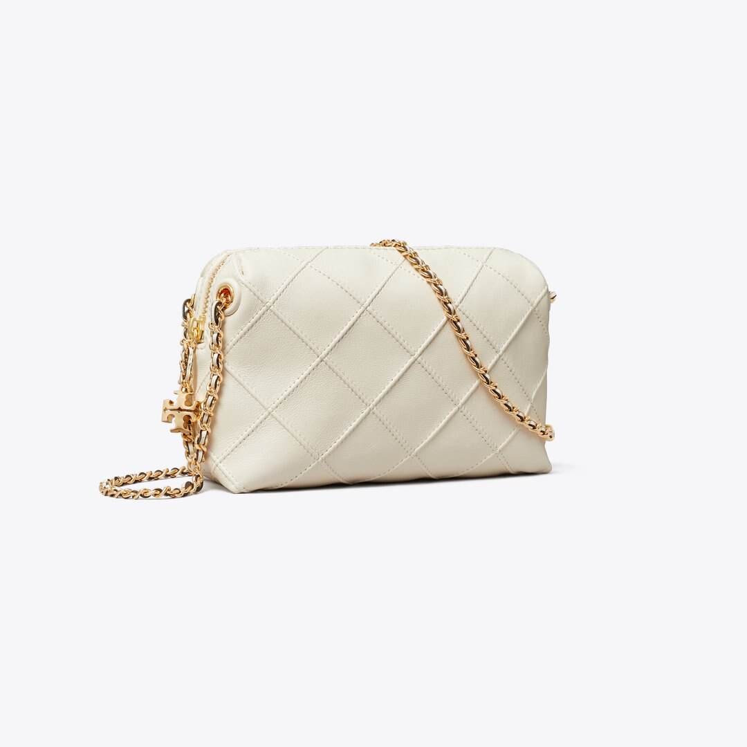 Tory Burch Fleming Soft Crossbody Bag Light Cream