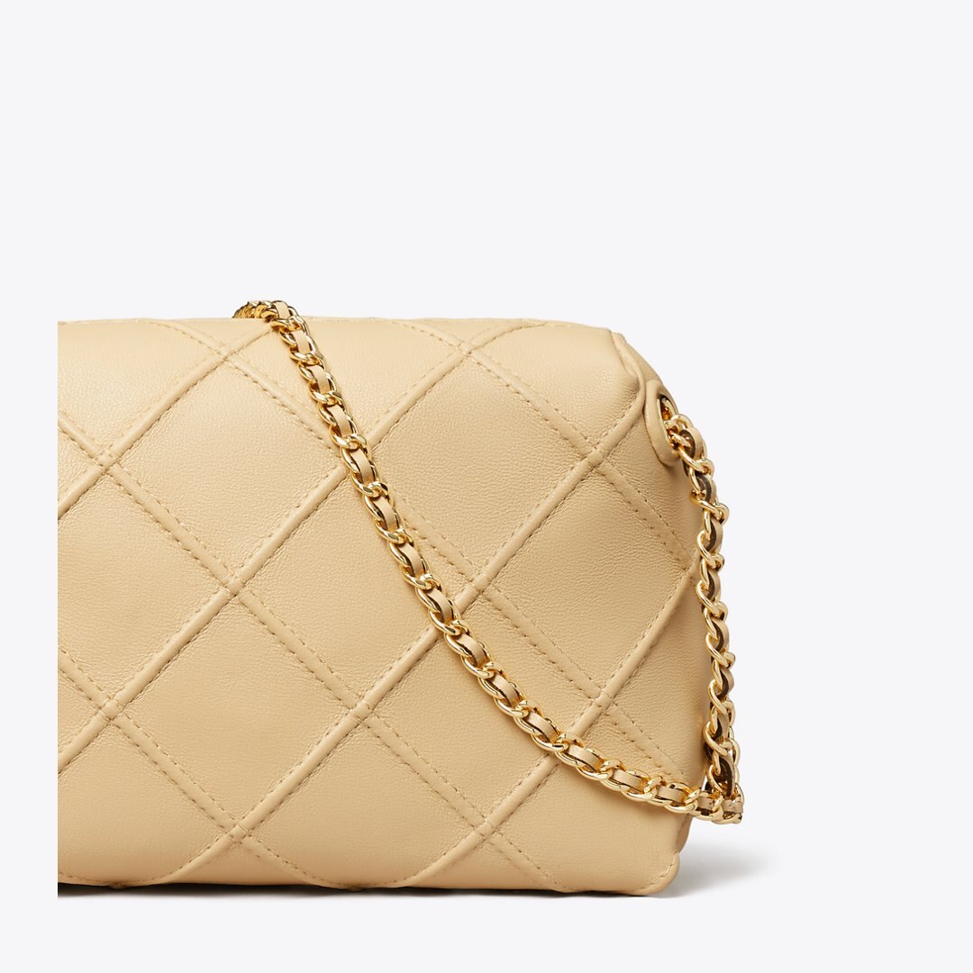 Tory Burch Fleming Soft Crossbody Bag Vanilla Soft Serve