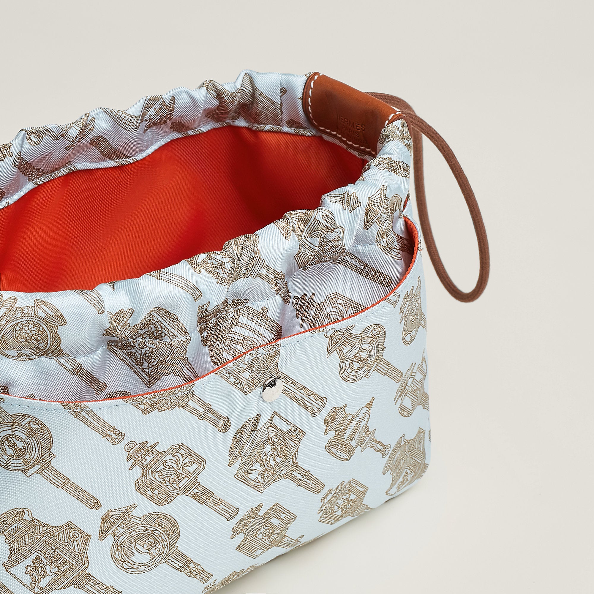 Hermes Fourbi 20 Pouch Bleu Brume