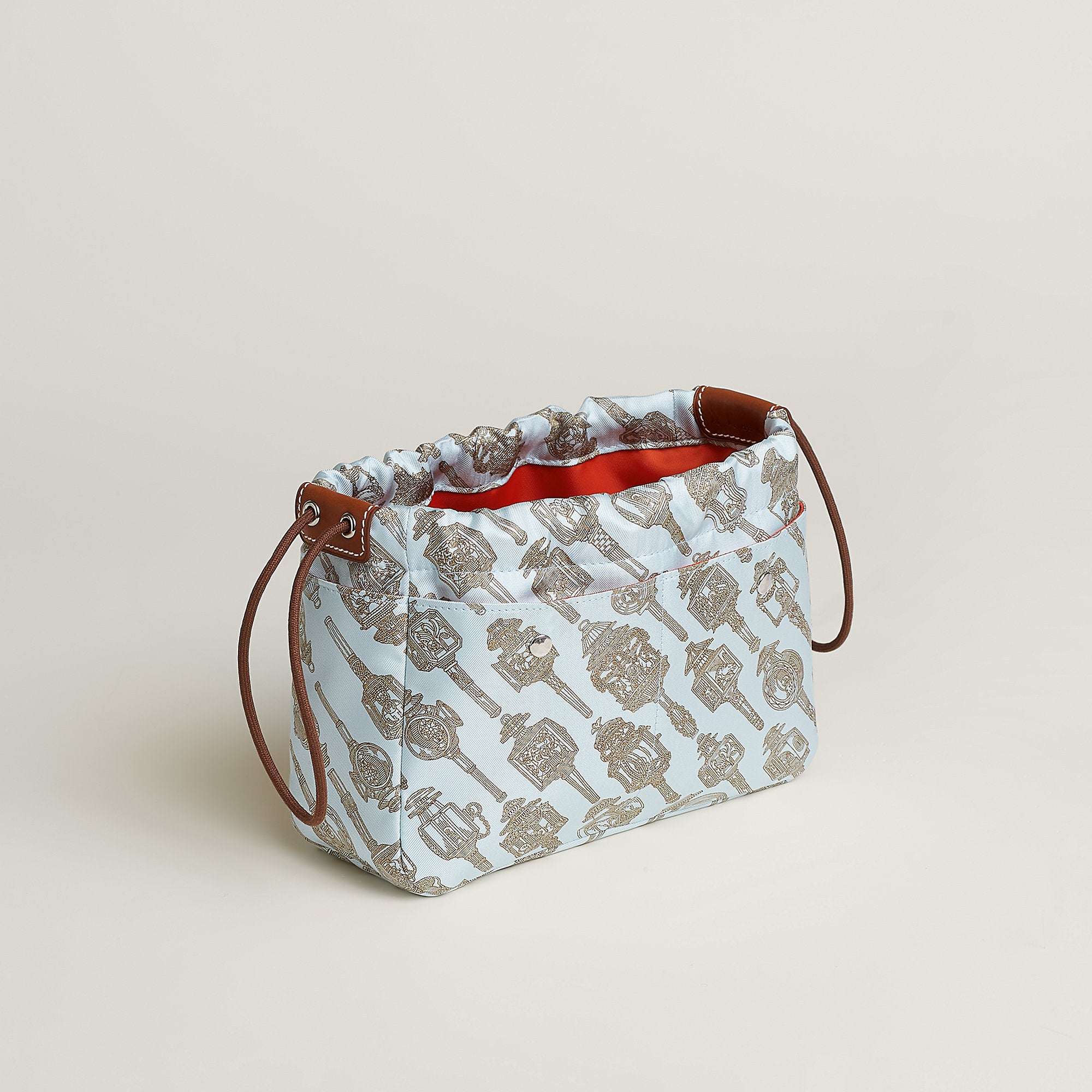 Hermes Fourbi 20 Pouch Bleu Brume