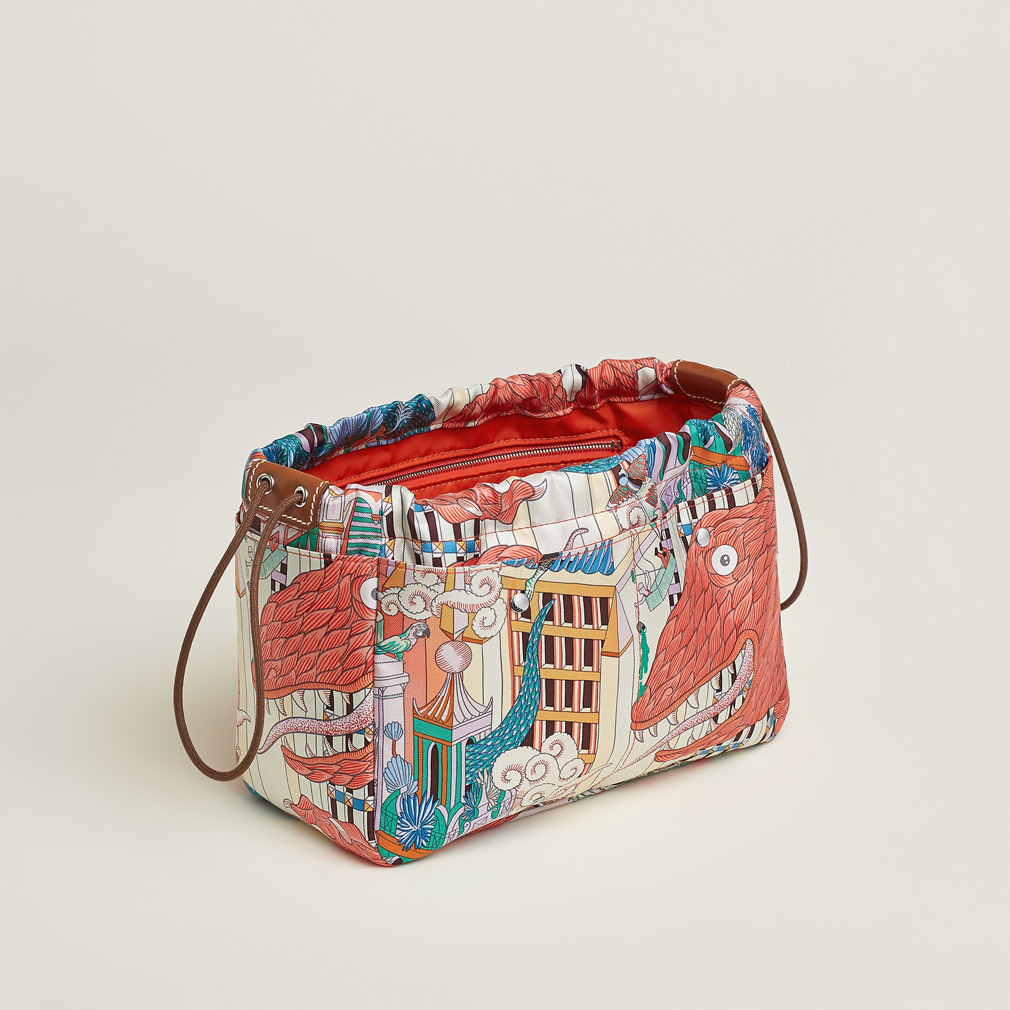 Hermes Fourbi 25 Pouch Orange Field