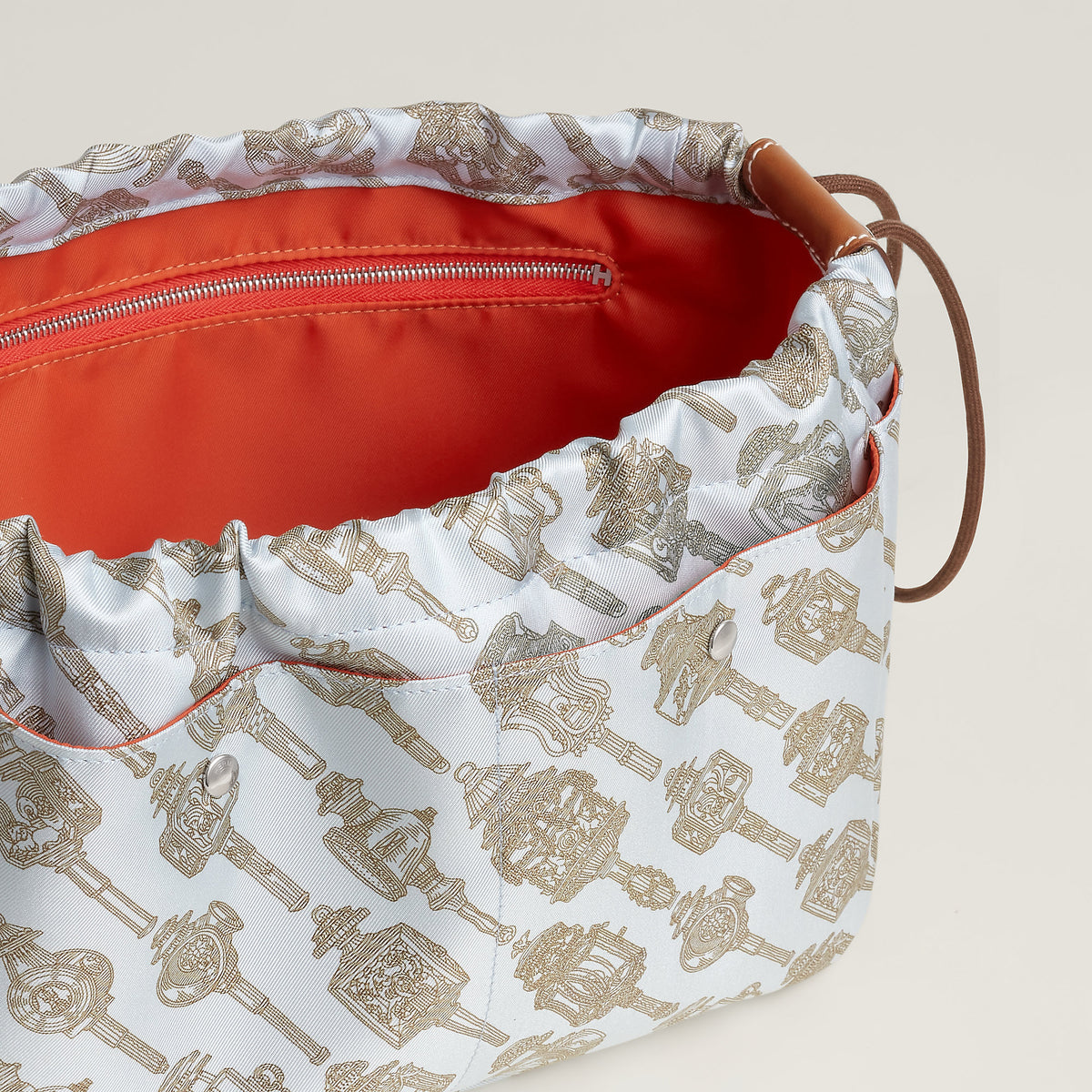 Hermes Fourbi 25 Pouch Bleu Brume