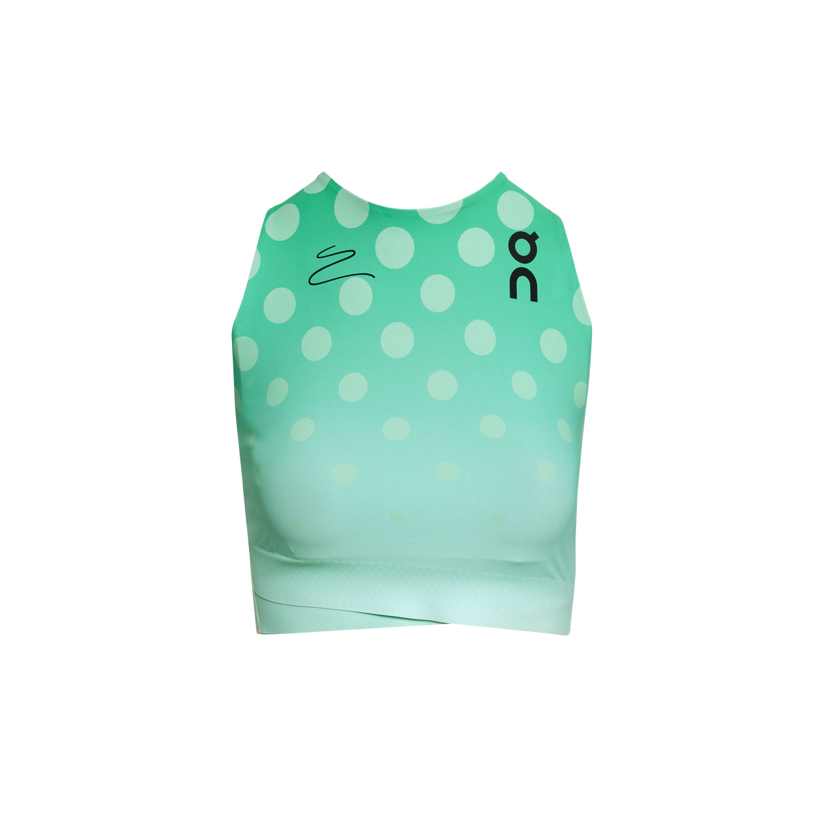 On Crop Top Light Distance Mint | White (Women'S)