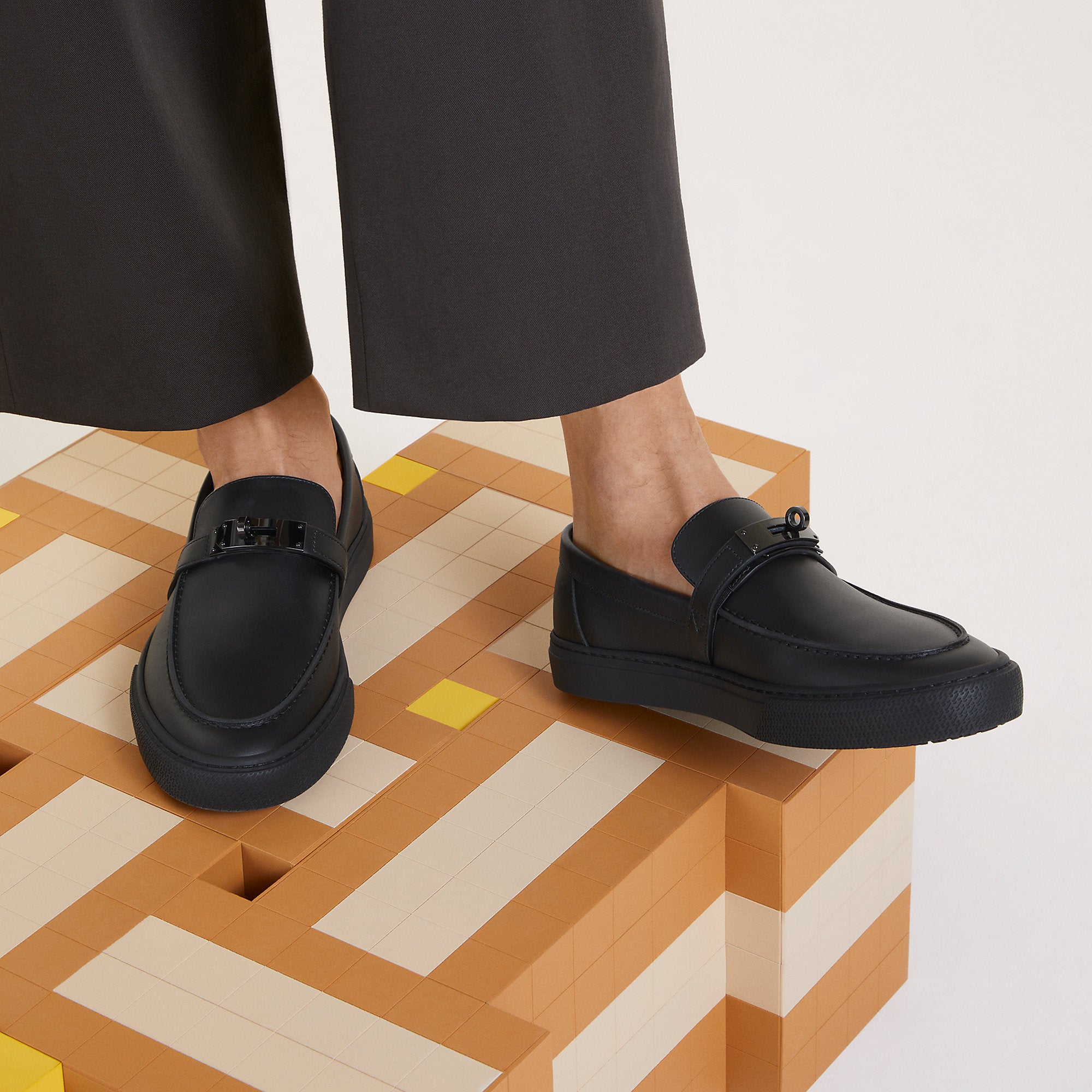 Hermes Game Slip On Sneaker Noir