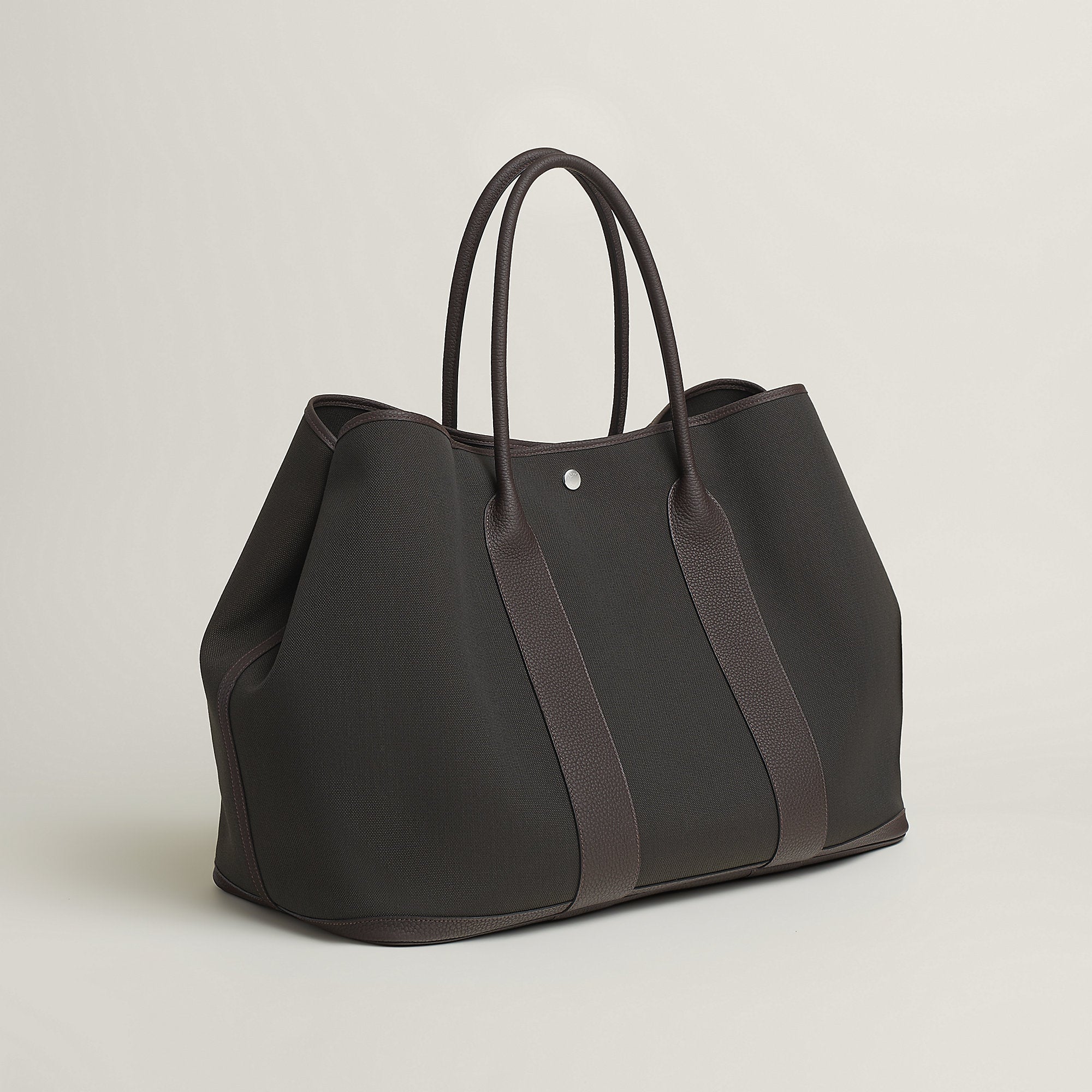 Hermes Garden Party 49 Voyage Bag Dark Bronze