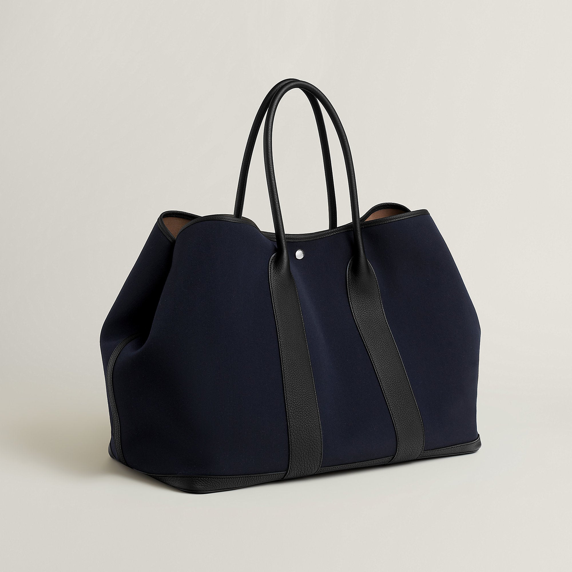 Hermes Garden Party 49 Voyage Bag Bleu Marine