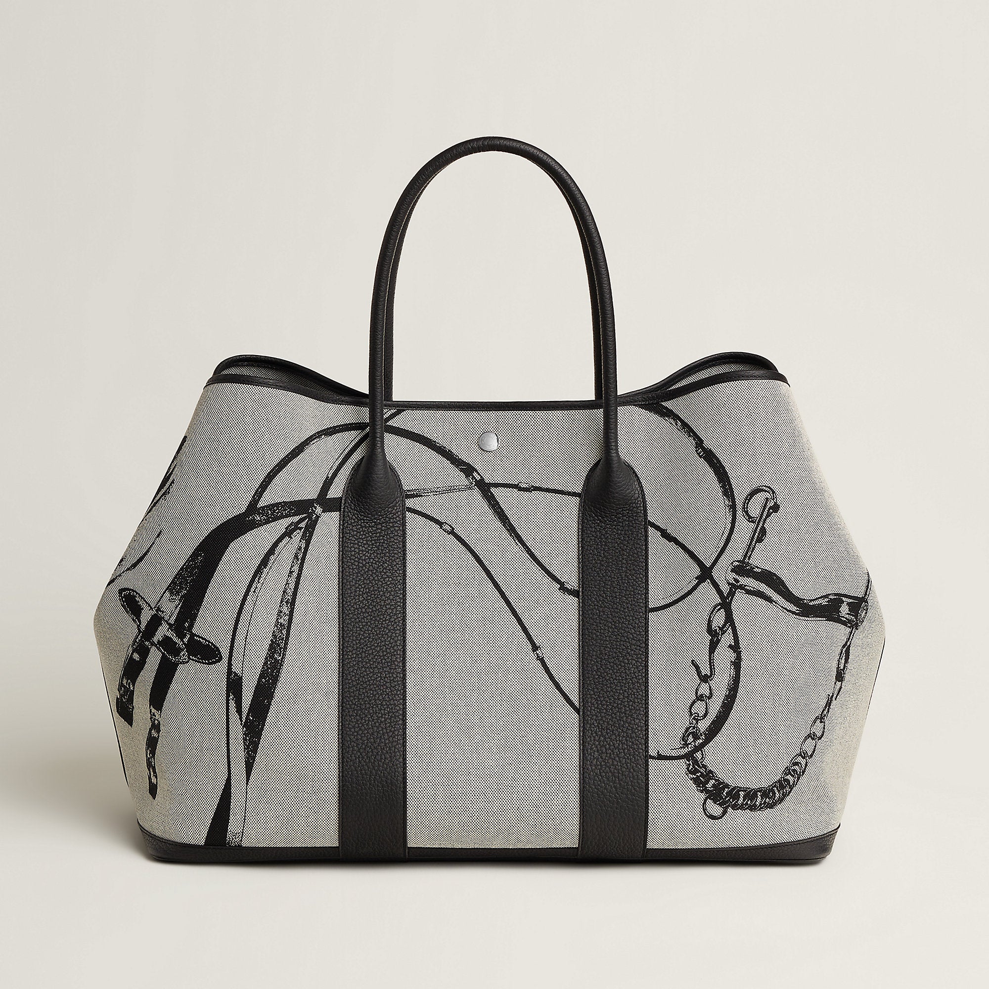 Hermes Garden Party Voyage 49 Bag Noir