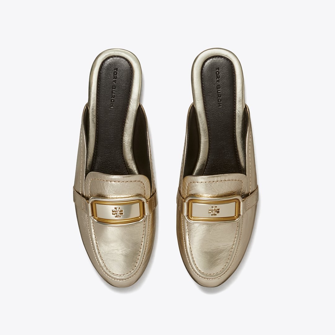 Tory Burch Georgia Backless Loafer Spark Gold