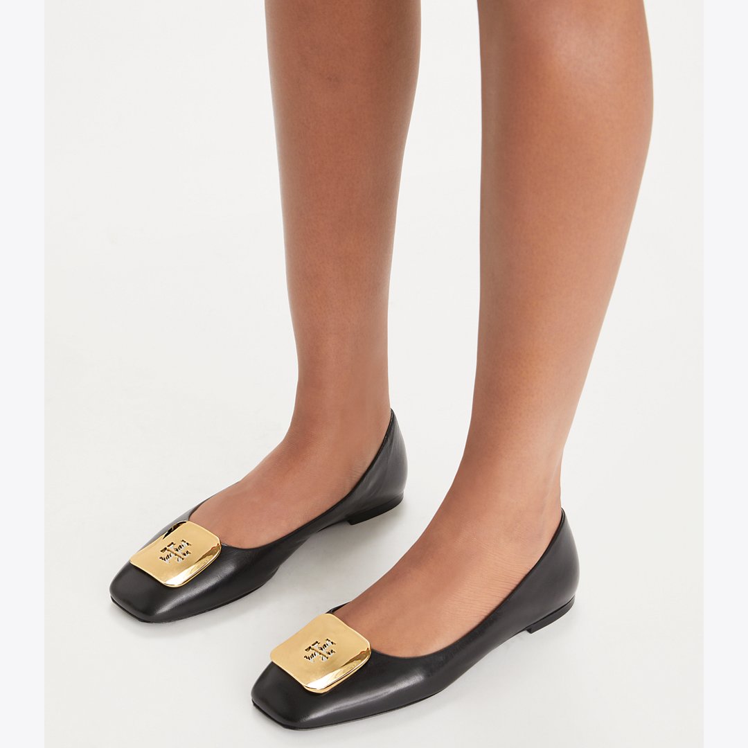 Tory Burch Georgia Ballet PERFECT BLACK