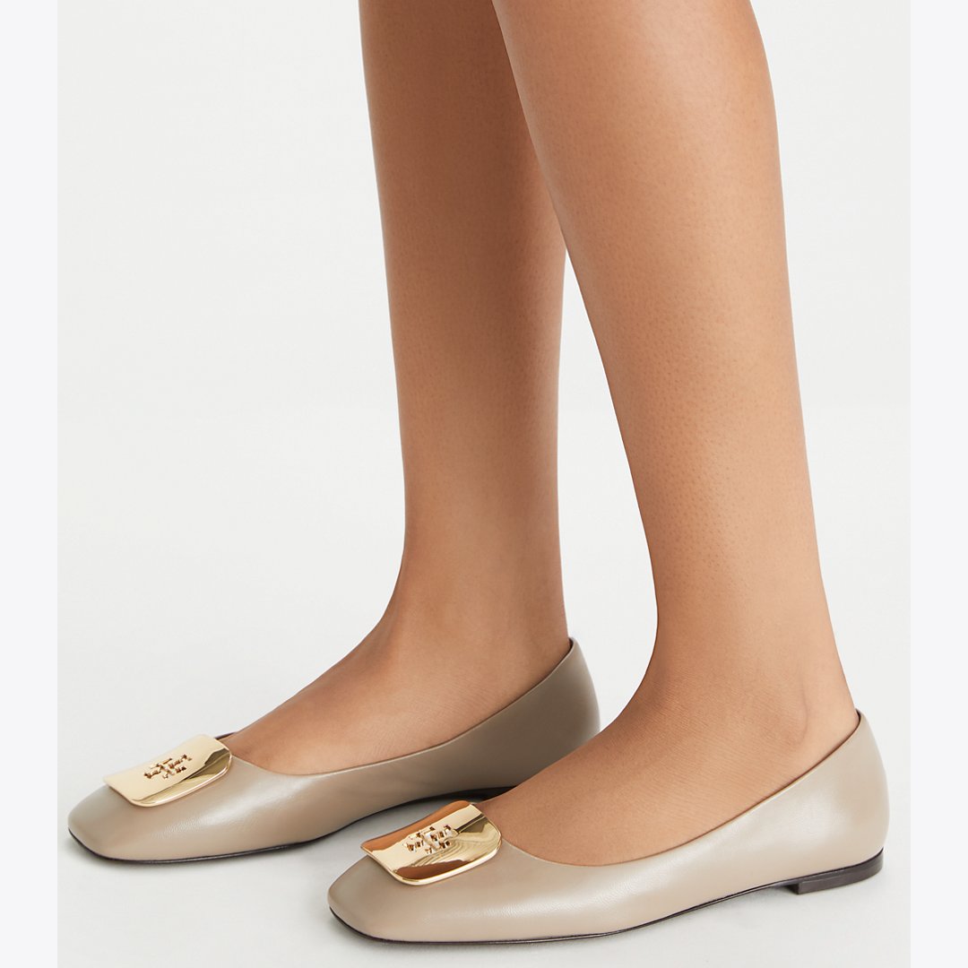 Tory Burch Georgia Ballet ECRU