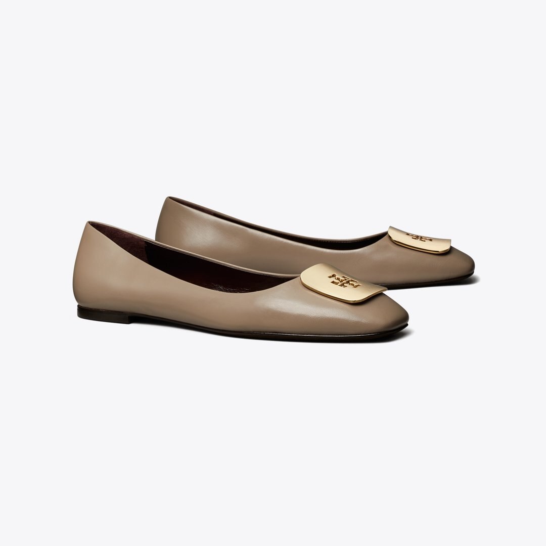 Tory Burch Georgia Ballet ECRU