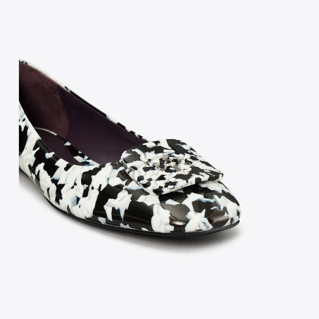 Tory Burch Georgia Ballet DARK MARBLE MULTI-TONE
