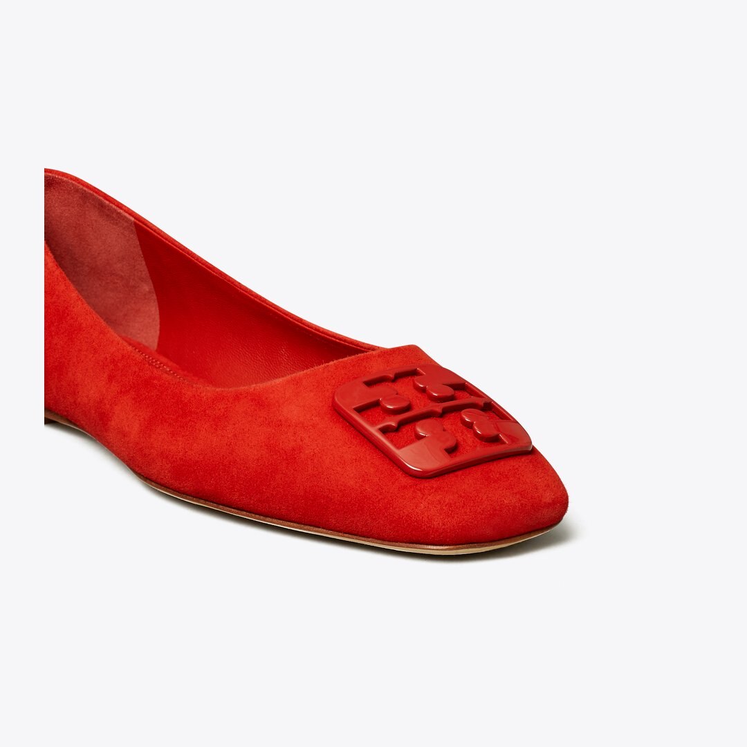 Tory Burch Georgia Ballet Flat Triple Red