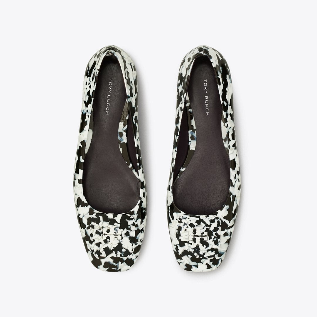 Tory Burch Georgia Ballet DARK MARBLE MULTI-TONE