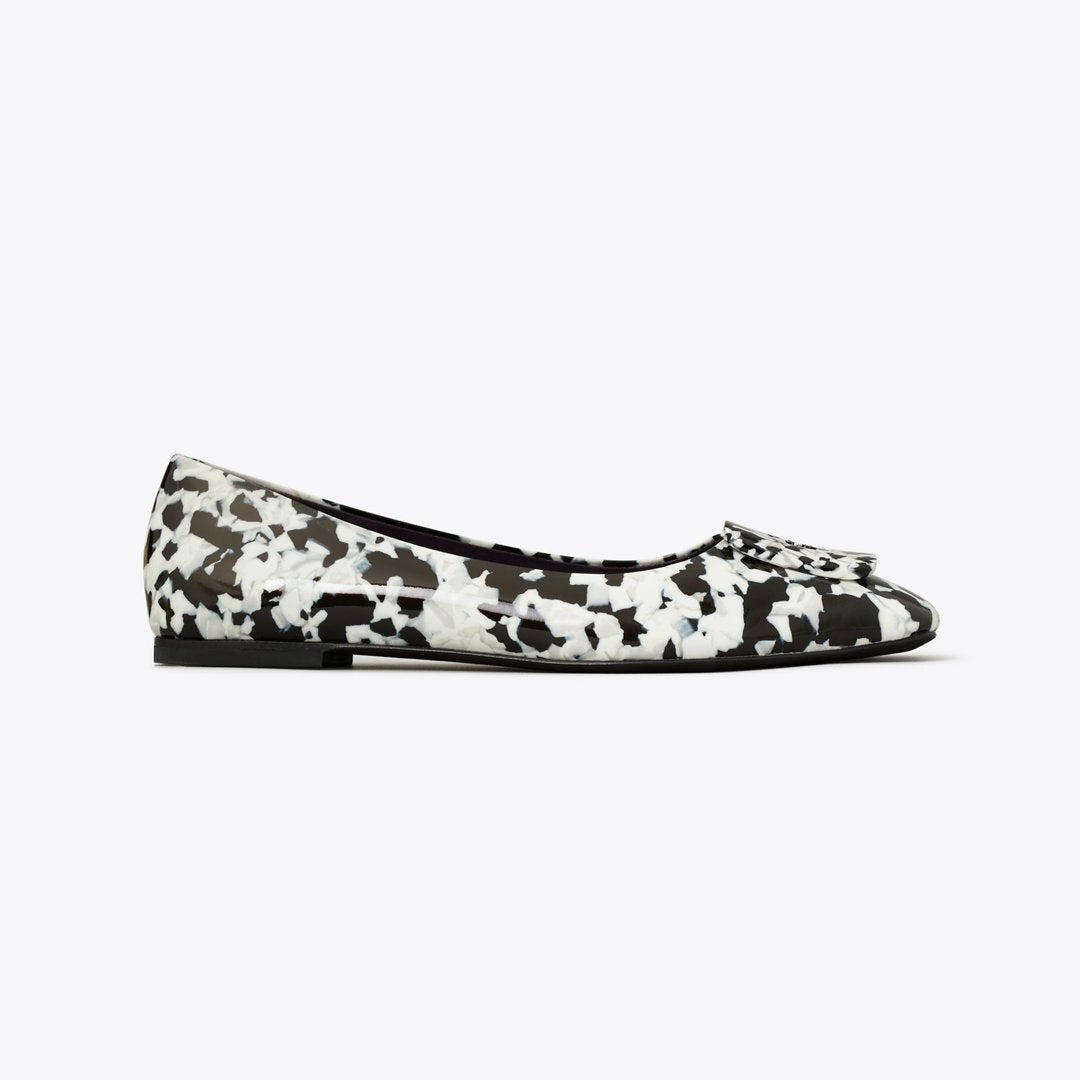 Tory Burch Georgia Ballet DARK MARBLE MULTI-TONE