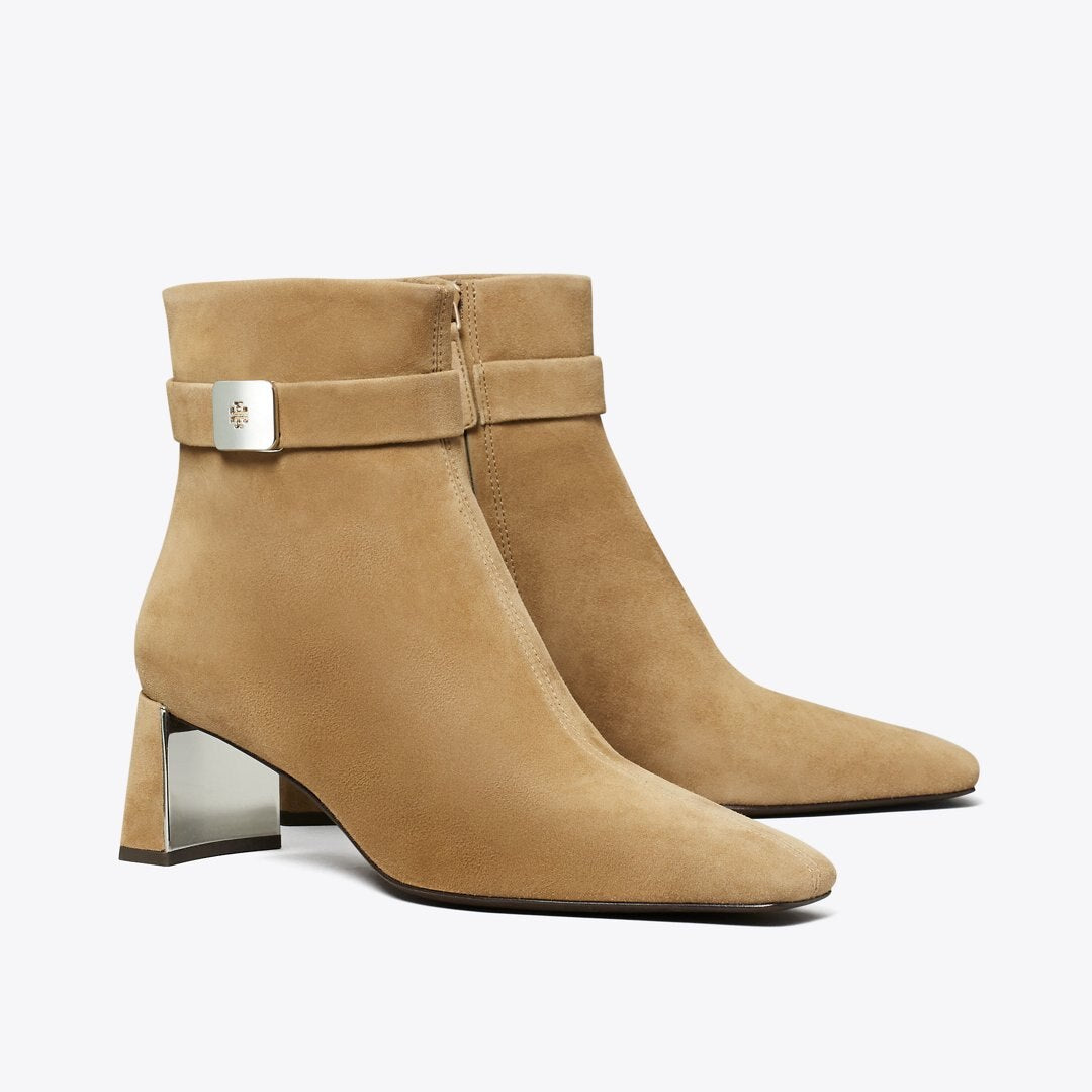 Tory Burch Georgia Heeled Ankle Boot RIVER ROCK
