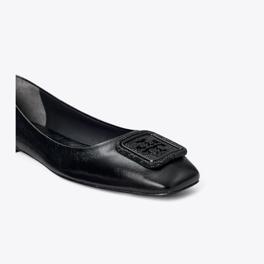 Tory Burch Georgia Pav Ballet PERFECT BLACK