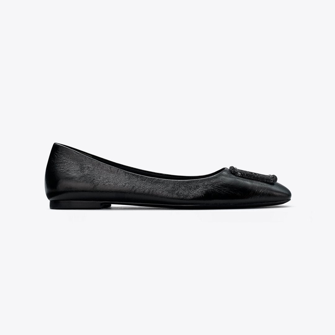 Tory Burch Georgia Pav Ballet PERFECT BLACK