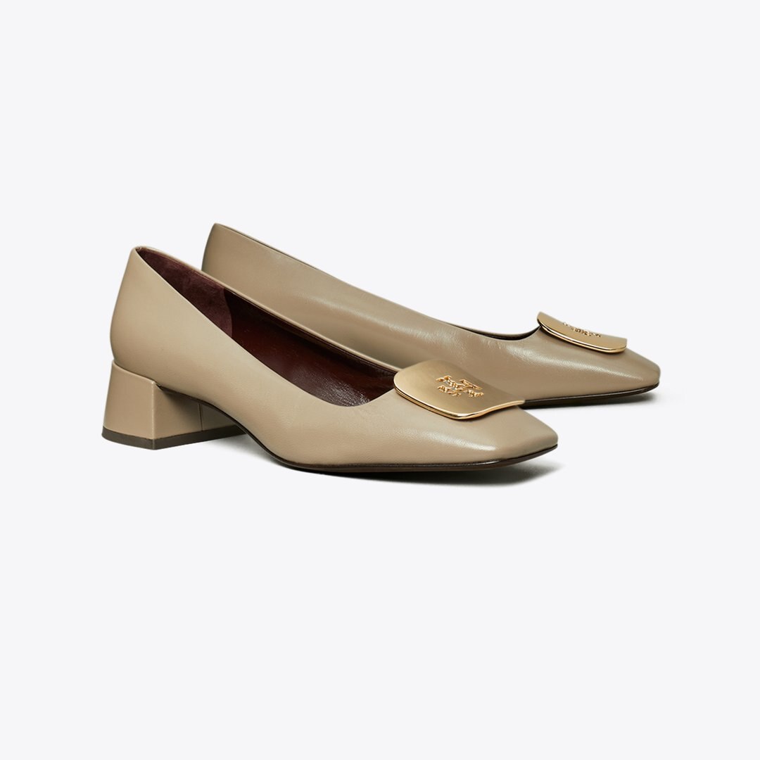 Tory Burch Georgia Pump ECRU