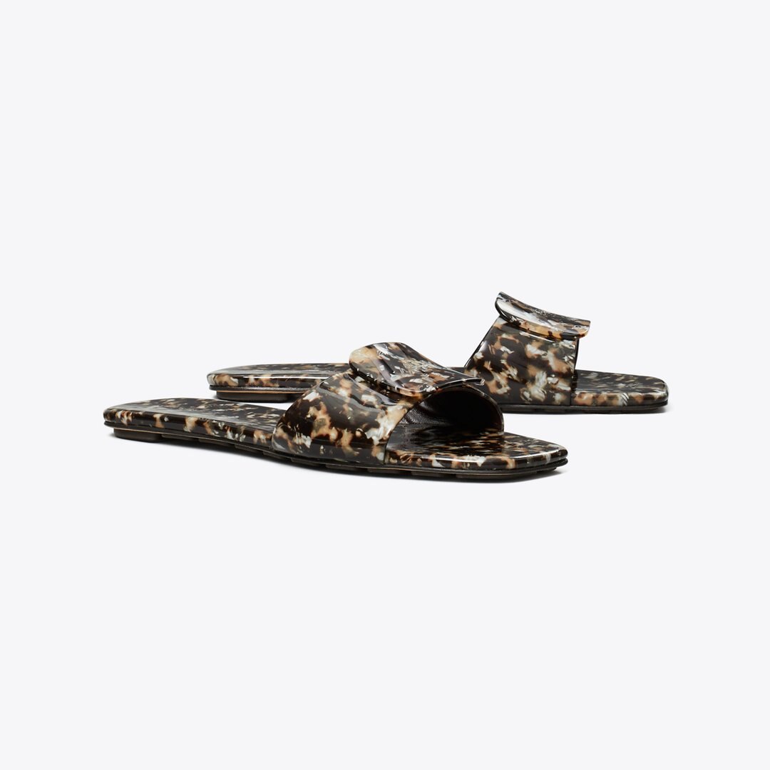 Tory Burch Georgia Slide CARAMEL MULTI