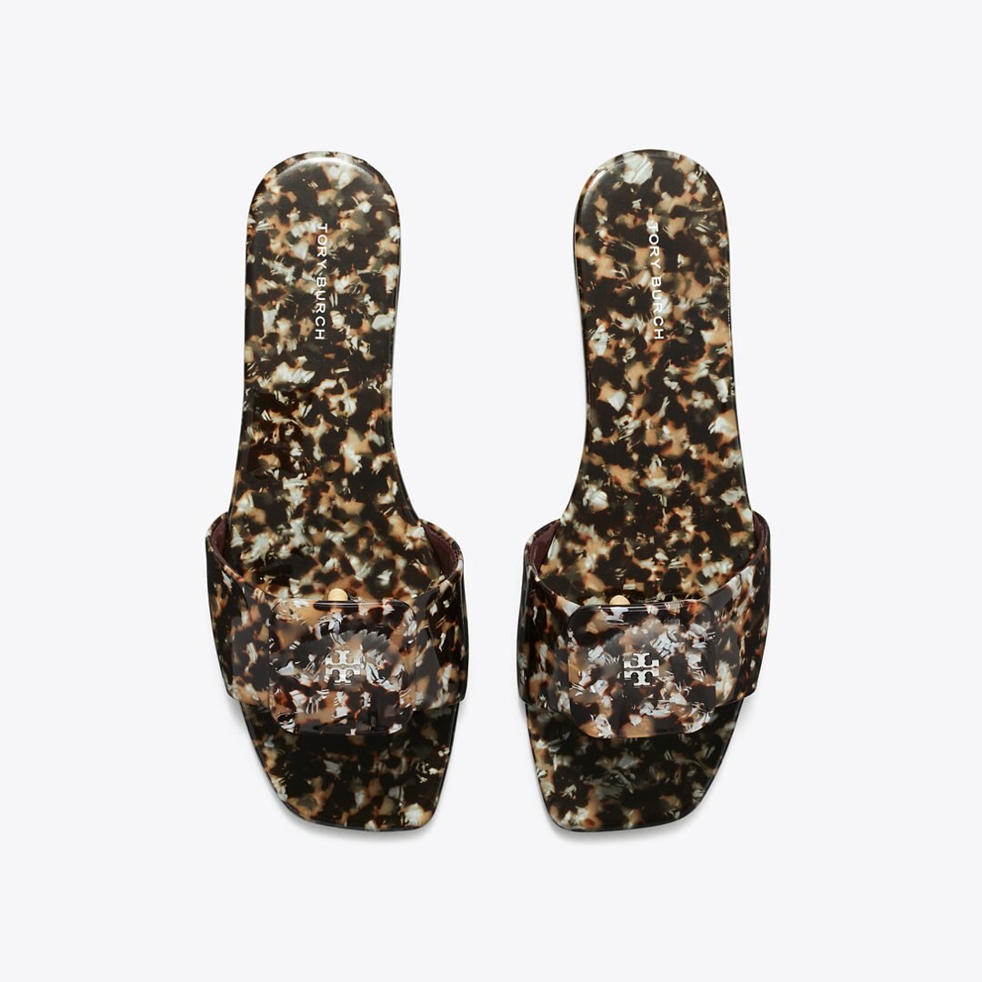 Tory Burch Georgia Slide CARAMEL MULTI