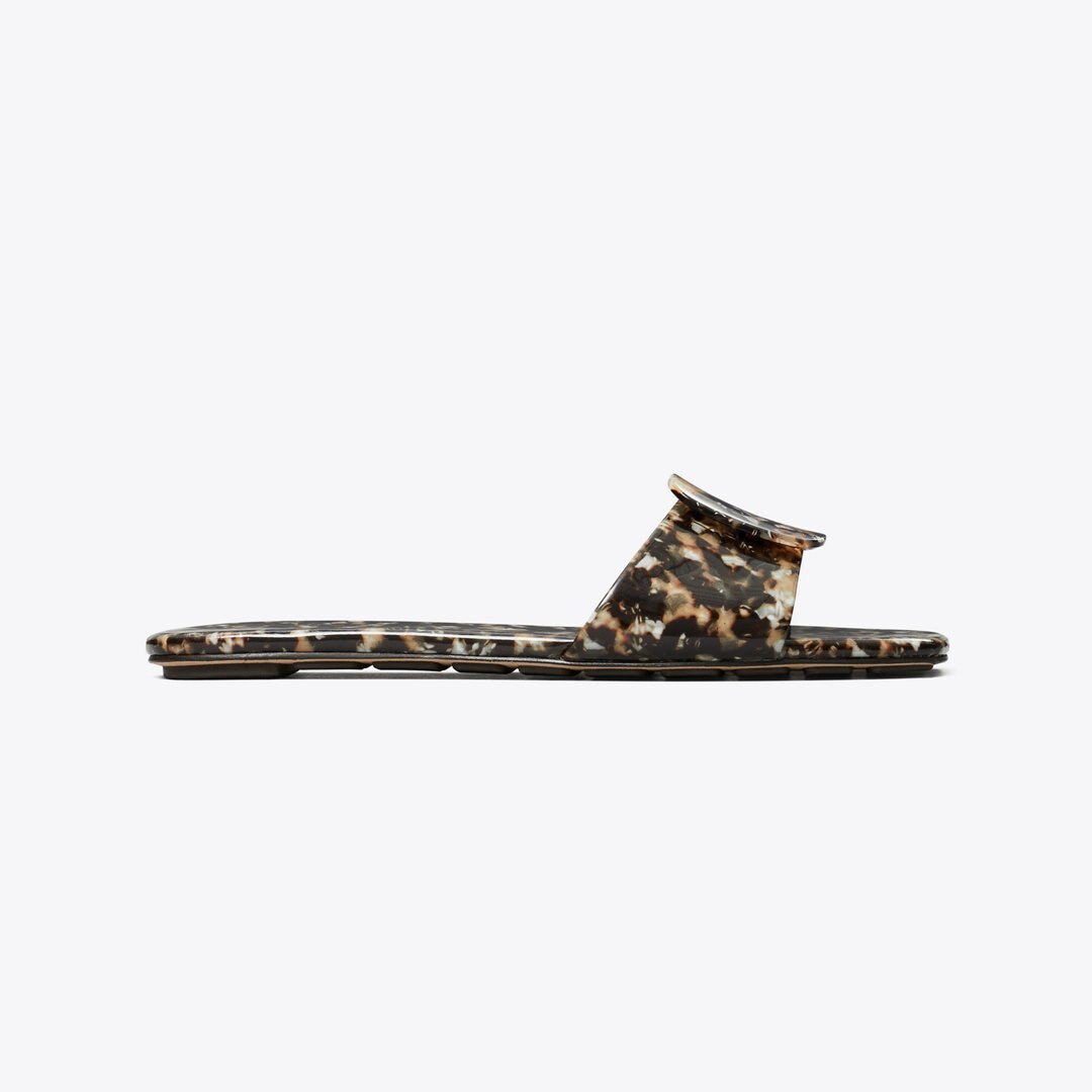 Tory Burch Georgia Slide CARAMEL MULTI